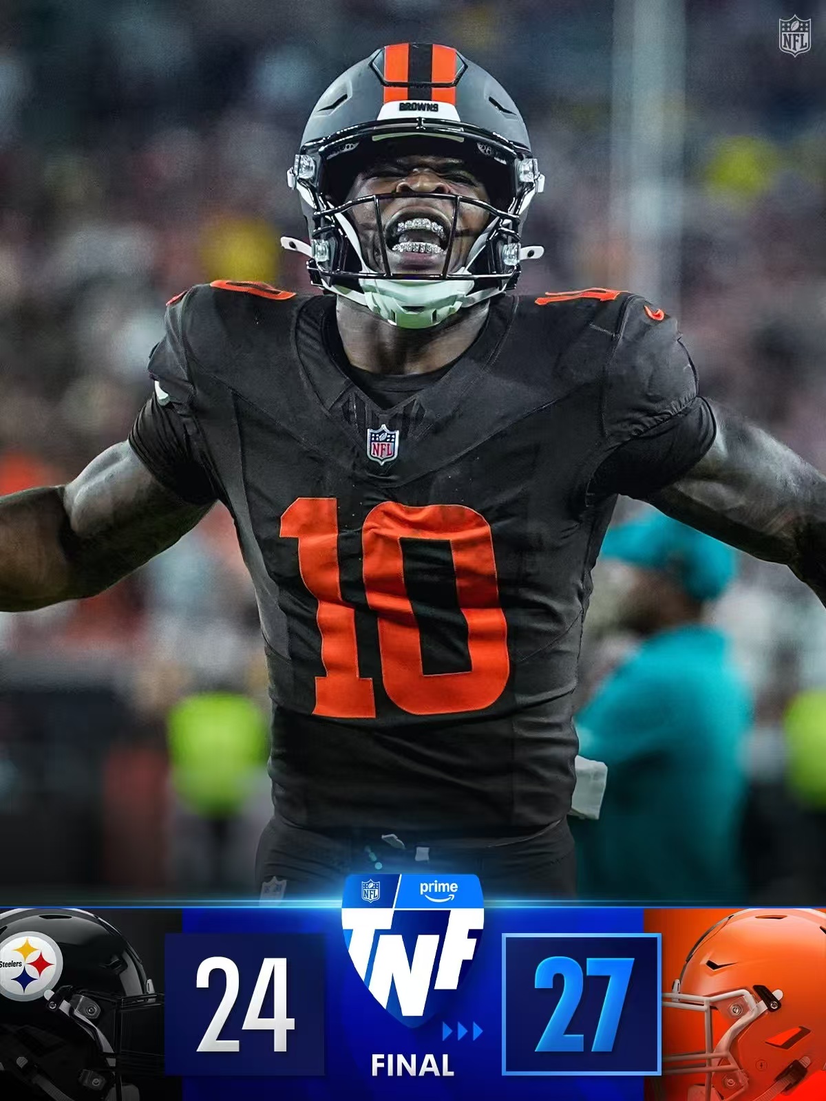 Un coup de poignard de 56 yards : Cleveland pousse le jeu dans ses ultimes retranchements.